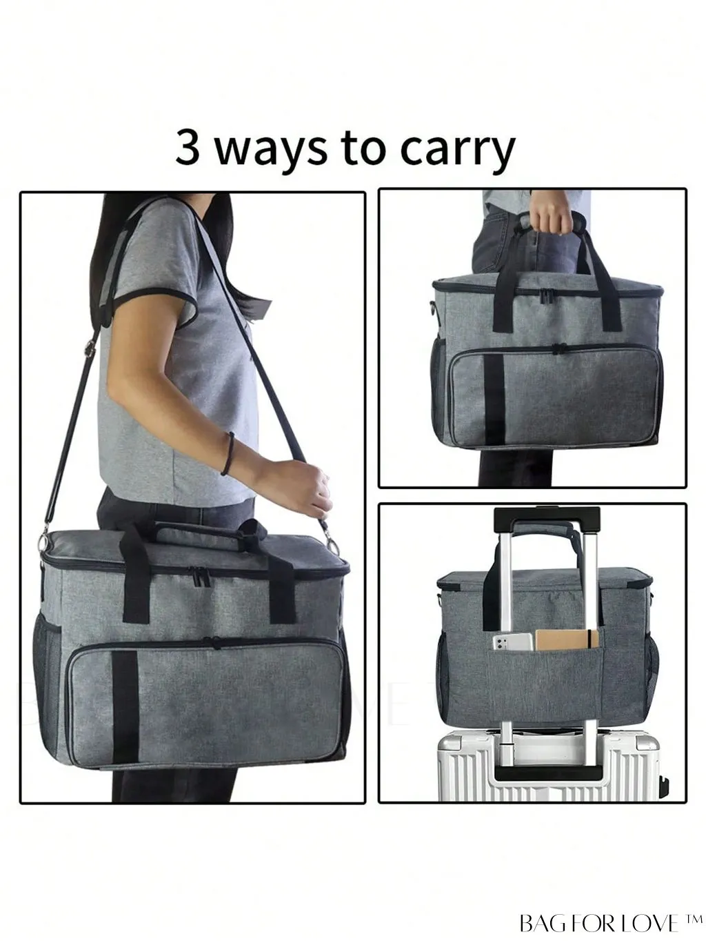 BagForLove - Compact Zippered Storage Bag with Dual Handles