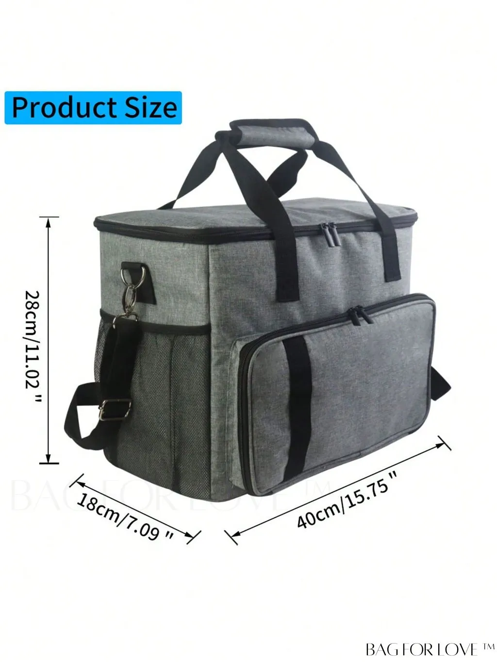 BagForLove - Compact Zippered Storage Bag with Dual Handles