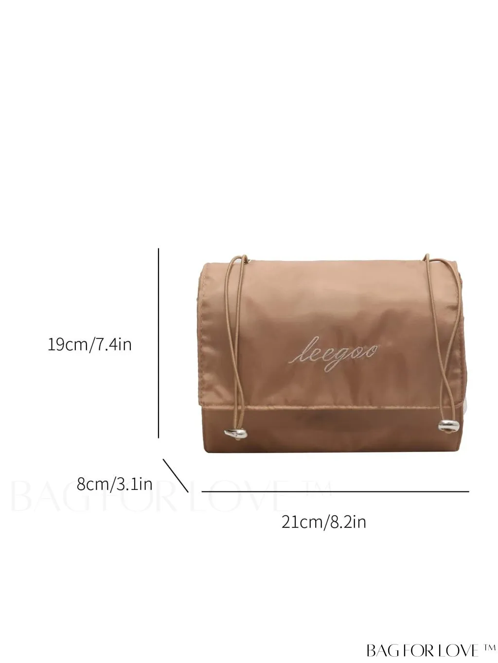 BagForLove - Detachable Storage Pocket in Spacious Portable Cosmetic Bag