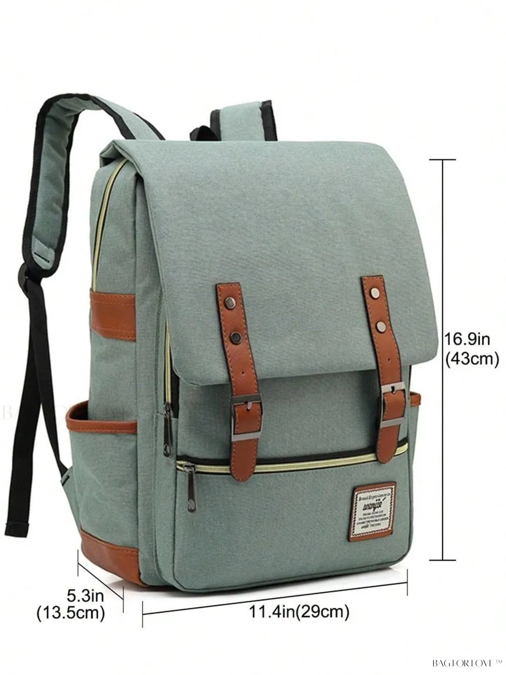 BagForLove - Durable Rucksack Notebook Bag with USB Charging Port