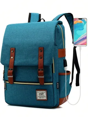 BagForLove - Durable Rucksack Notebook Bag with USB Charging Port