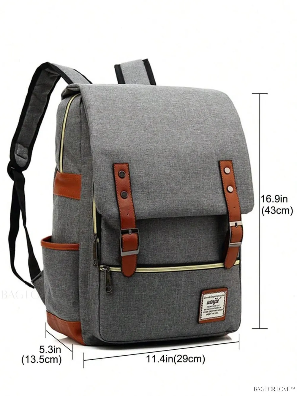 BagForLove - Durable Rucksack Notebook Bag with USB Charging Port