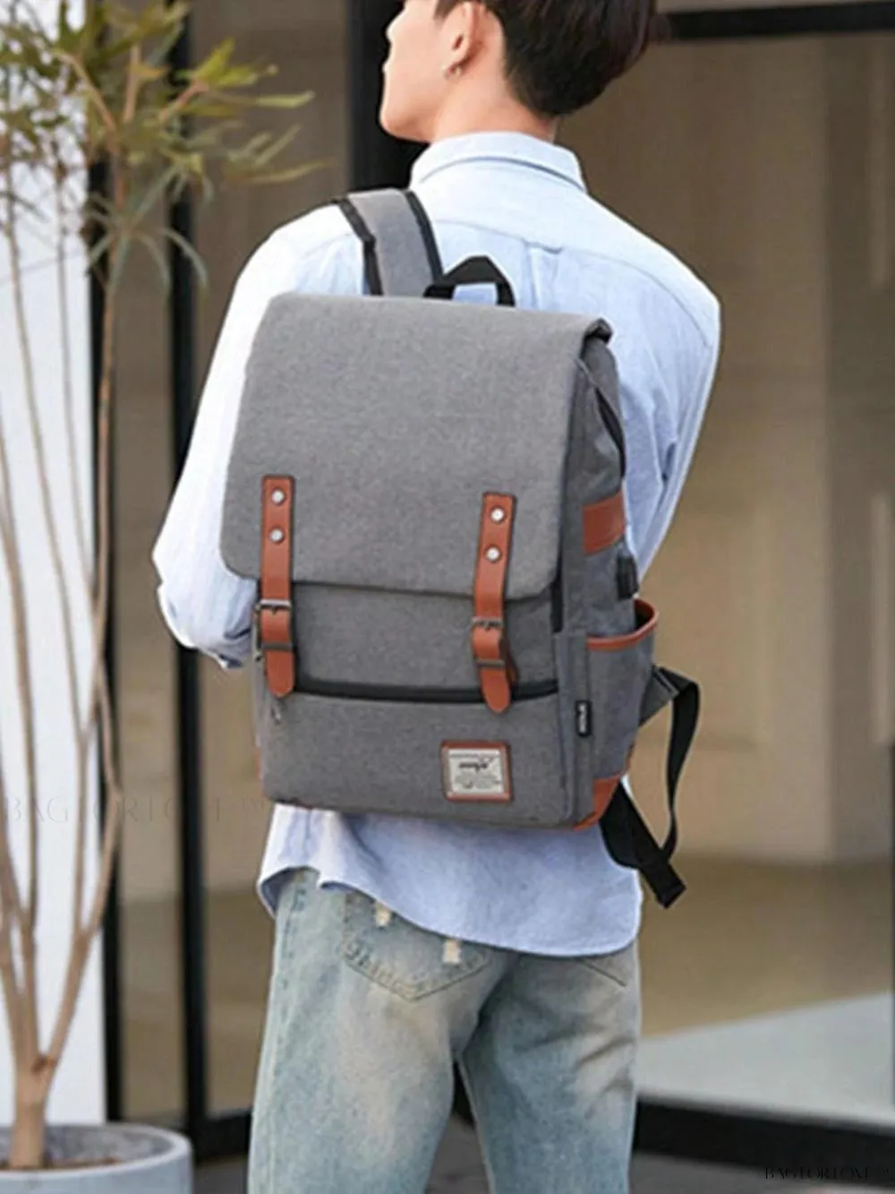 BagForLove - Durable Rucksack Notebook Bag with USB Charging Port