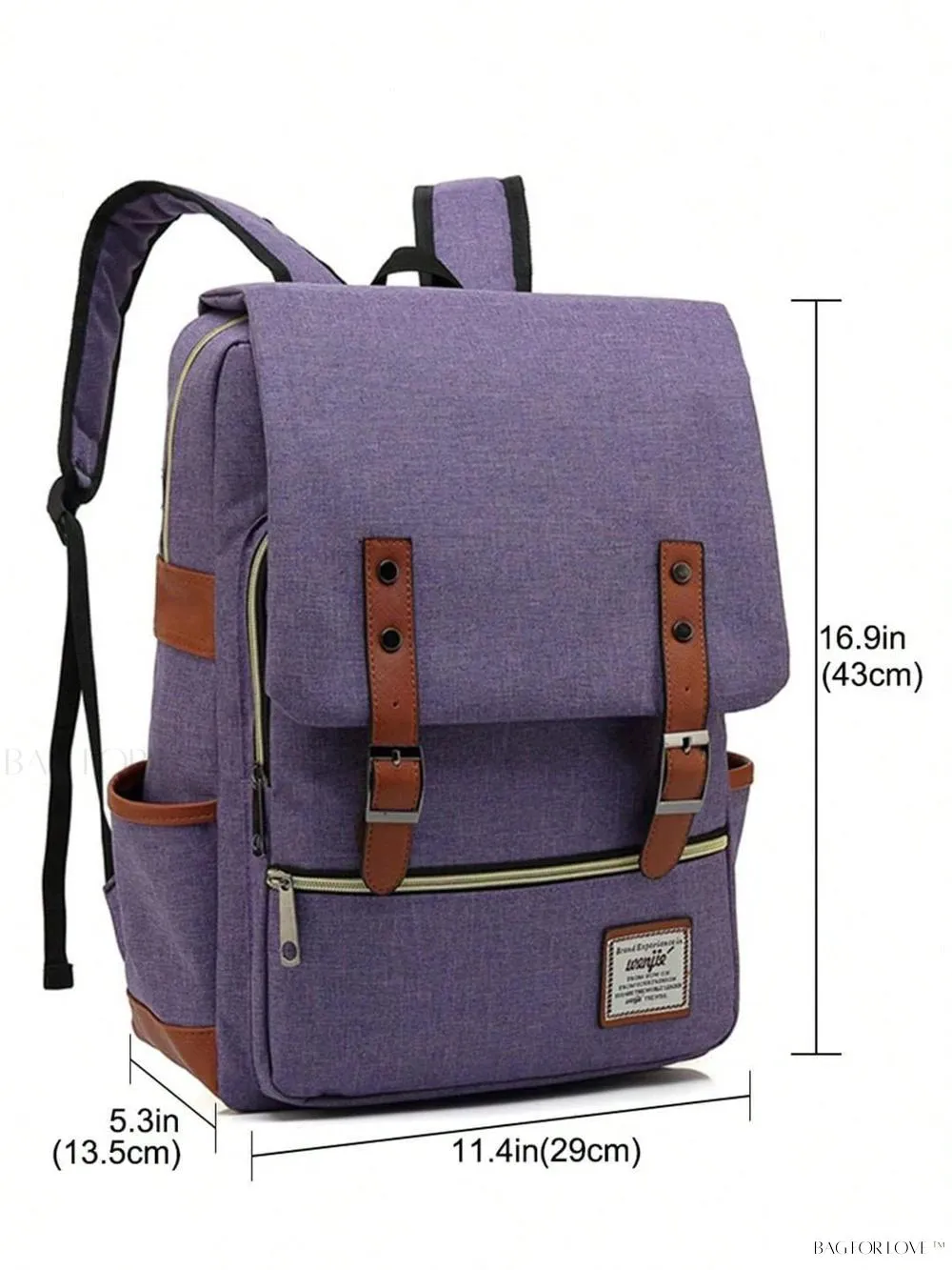 BagForLove - Durable Rucksack Notebook Bag with USB Charging Port
