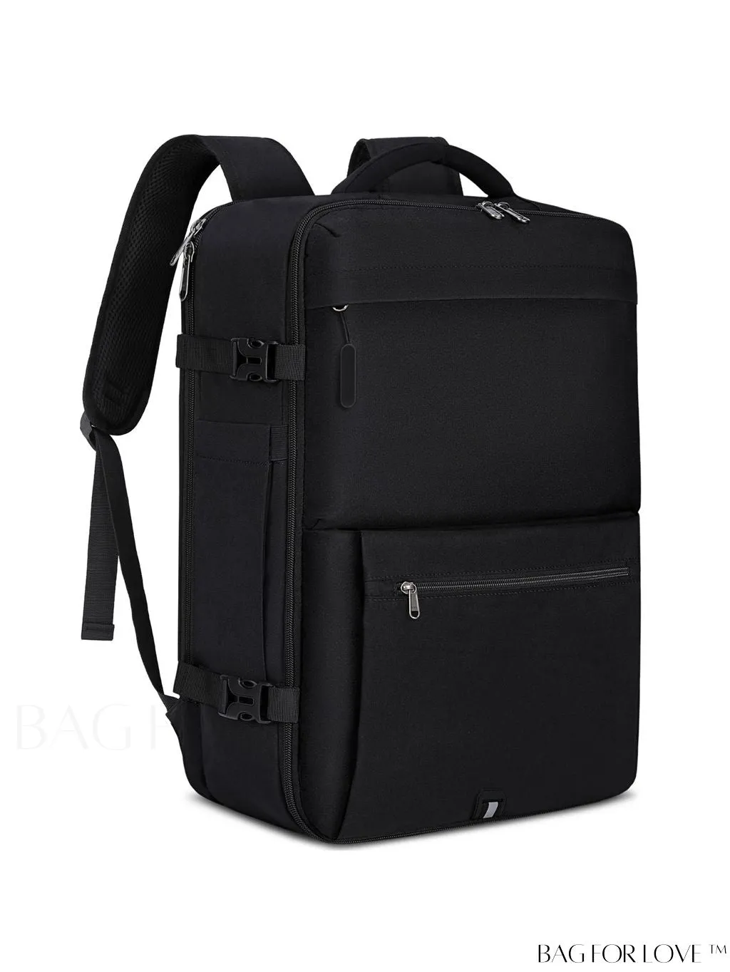 BagForLove - Flight Approved 17-inch Travel Backpack for Men and Women, Waterproof and Spacious, Perfect for Business and College