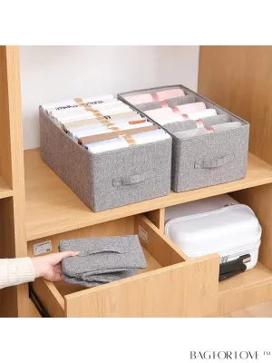 BagForLove - Foldable Fabric Wardrobe Storage Box: Portable Organizer for Clothing in Household