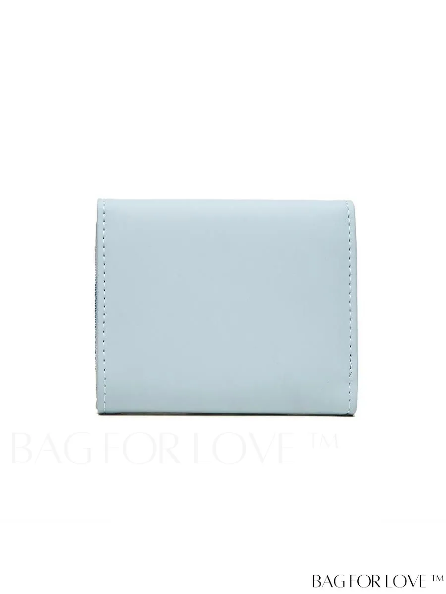 BagForLove - Foldable PU Leather Coin Purse for Women with Zipper Closure