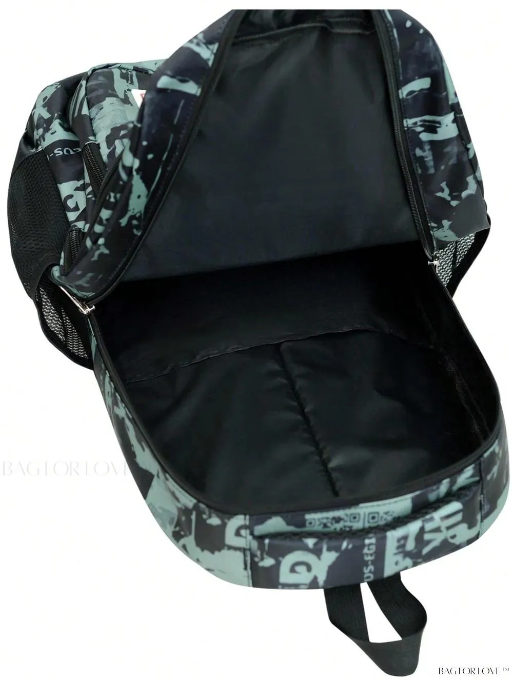 BagForLove - Graffiti Pattern Backpack Includes Laptop Bag And Coin Purse