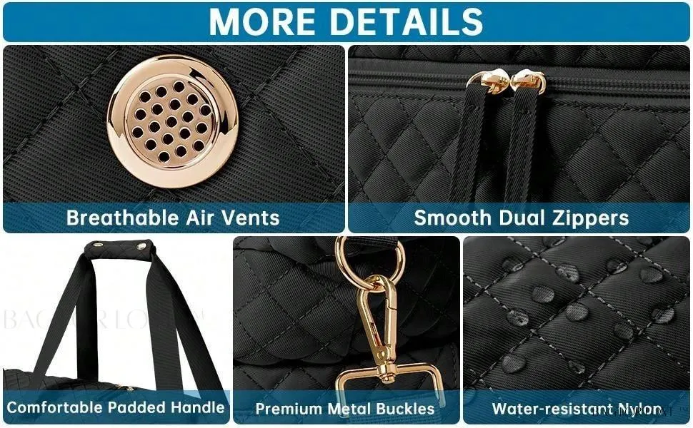BagForLove - Gym Duffel Bag for Her with Shoe Storage and Wet Pocket