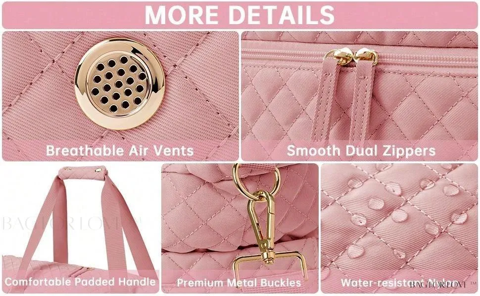 BagForLove - Gym Duffel Bag for Her with Shoe Storage and Wet Pocket