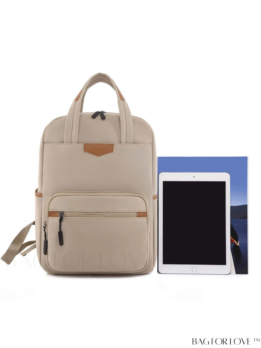 BagForLove - High-capacity White Backpack for Optimal Storage