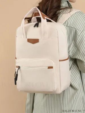 BagForLove - High-capacity White Backpack for Optimal Storage