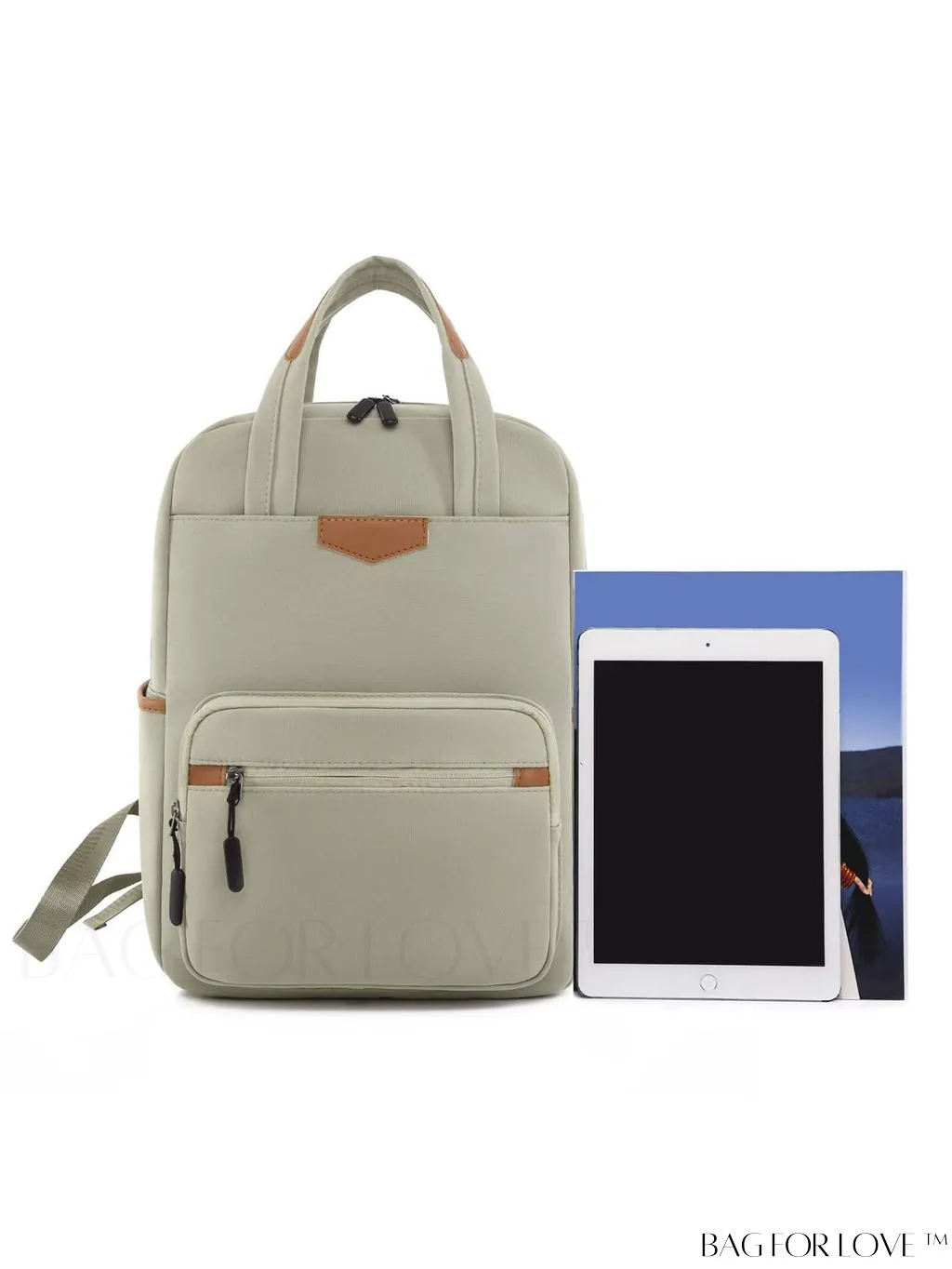 BagForLove - High-capacity White Backpack for Optimal Storage