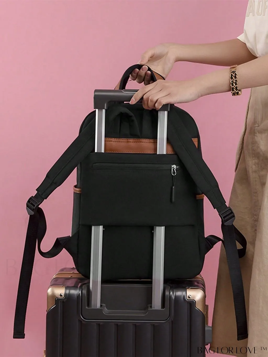 BagForLove - High-capacity White Backpack for Optimal Storage