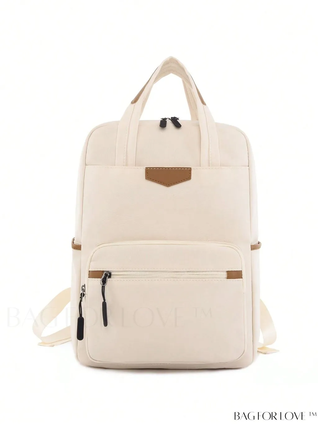 BagForLove - High-capacity White Backpack for Optimal Storage