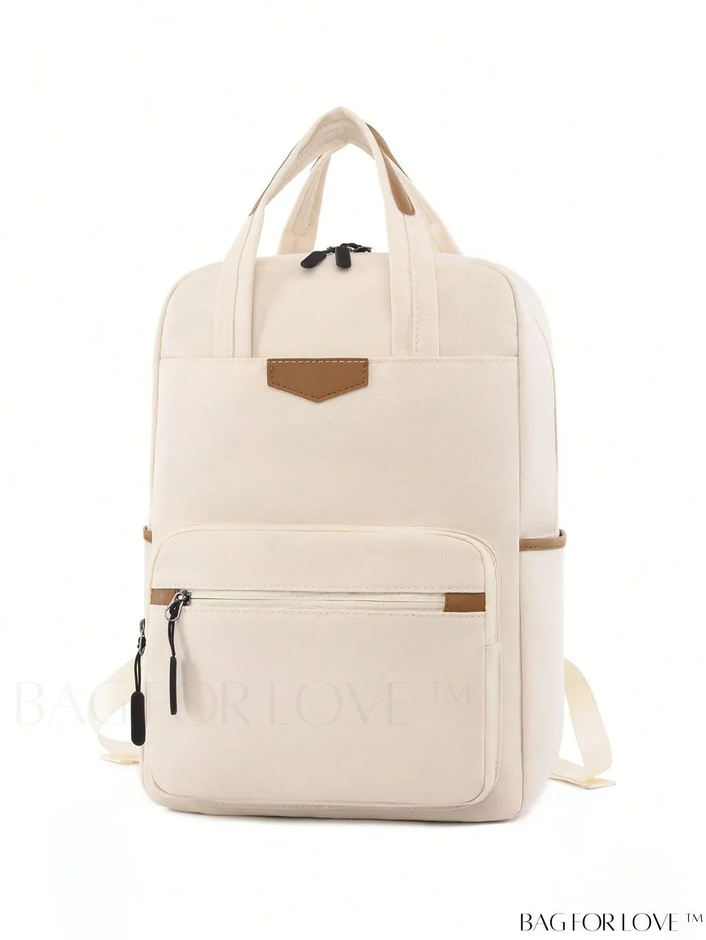BagForLove - High-capacity White Backpack for Optimal Storage