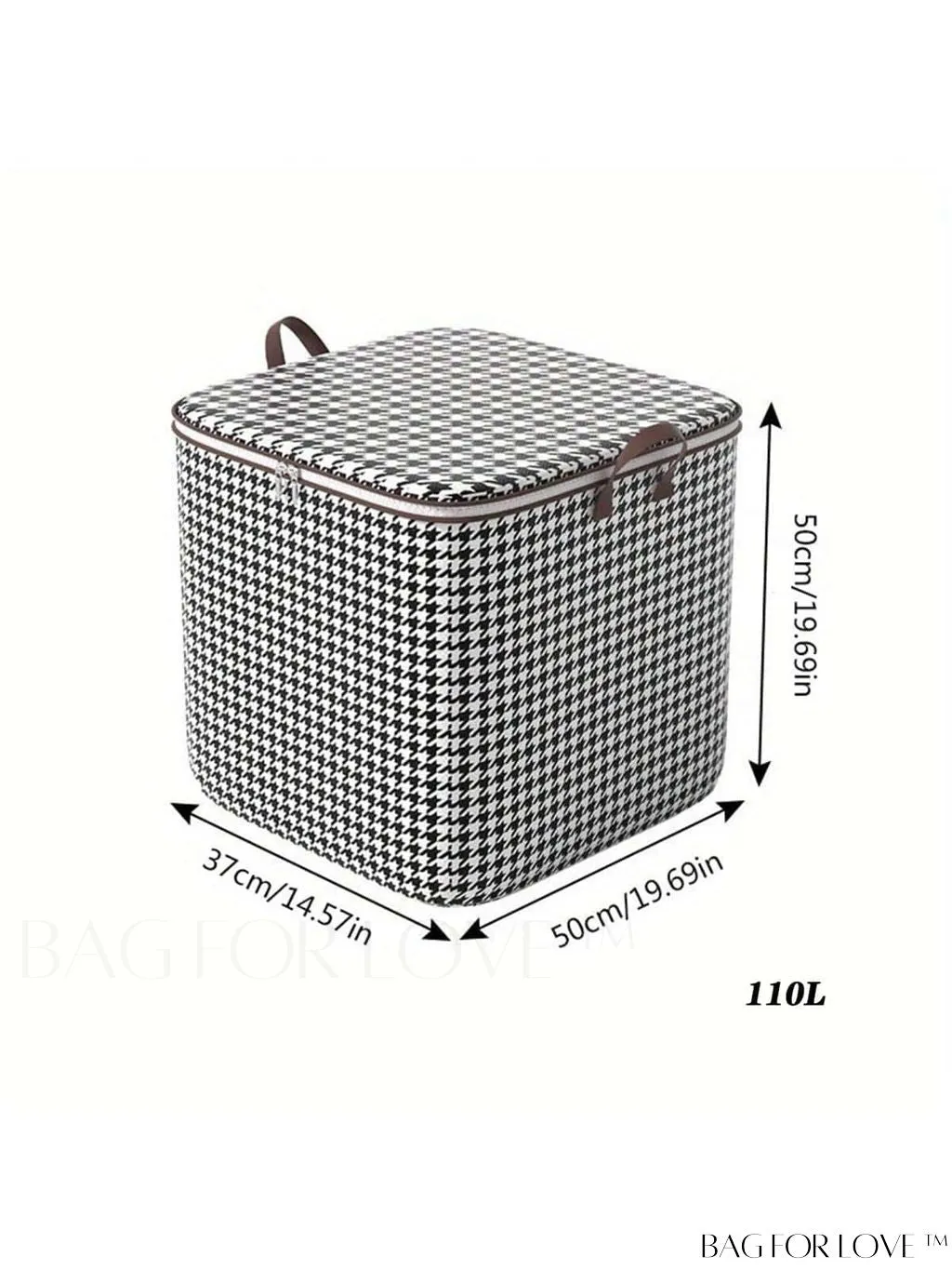 BagForLove - Houndstooth Waterproof Storage Bag: Stylish & Dust-Proof Solution for Household Organization