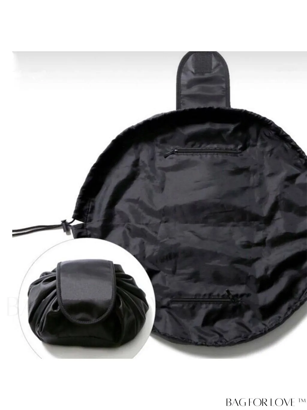 BagForLove - Korean Style Drawstring Makeup Bag - Spacious Travel Storage Solution