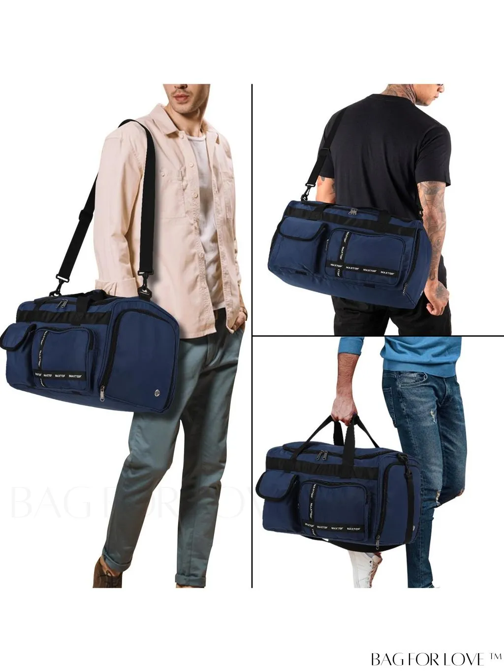 BagForLove - MAXTOP Womens Travel Duffle Bag: Stylish Weekender Tote with Large Capacity and Shoe Compartment