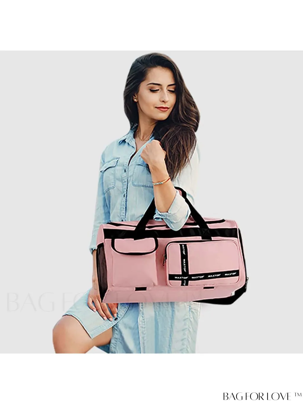 BagForLove - MAXTOP Womens Travel Duffle Bag: Stylish Weekender Tote with Large Capacity and Shoe Compartment