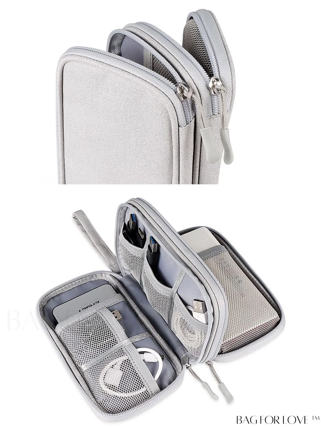 BagForLove - Portable Data Line Storage Bag - Ideal for Traveling and Organizing Cables