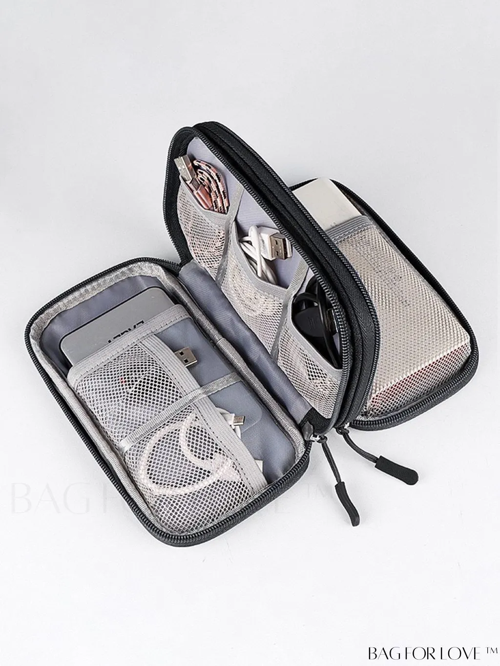 BagForLove - Portable Data Line Storage Bag - Ideal for Traveling and Organizing Cables