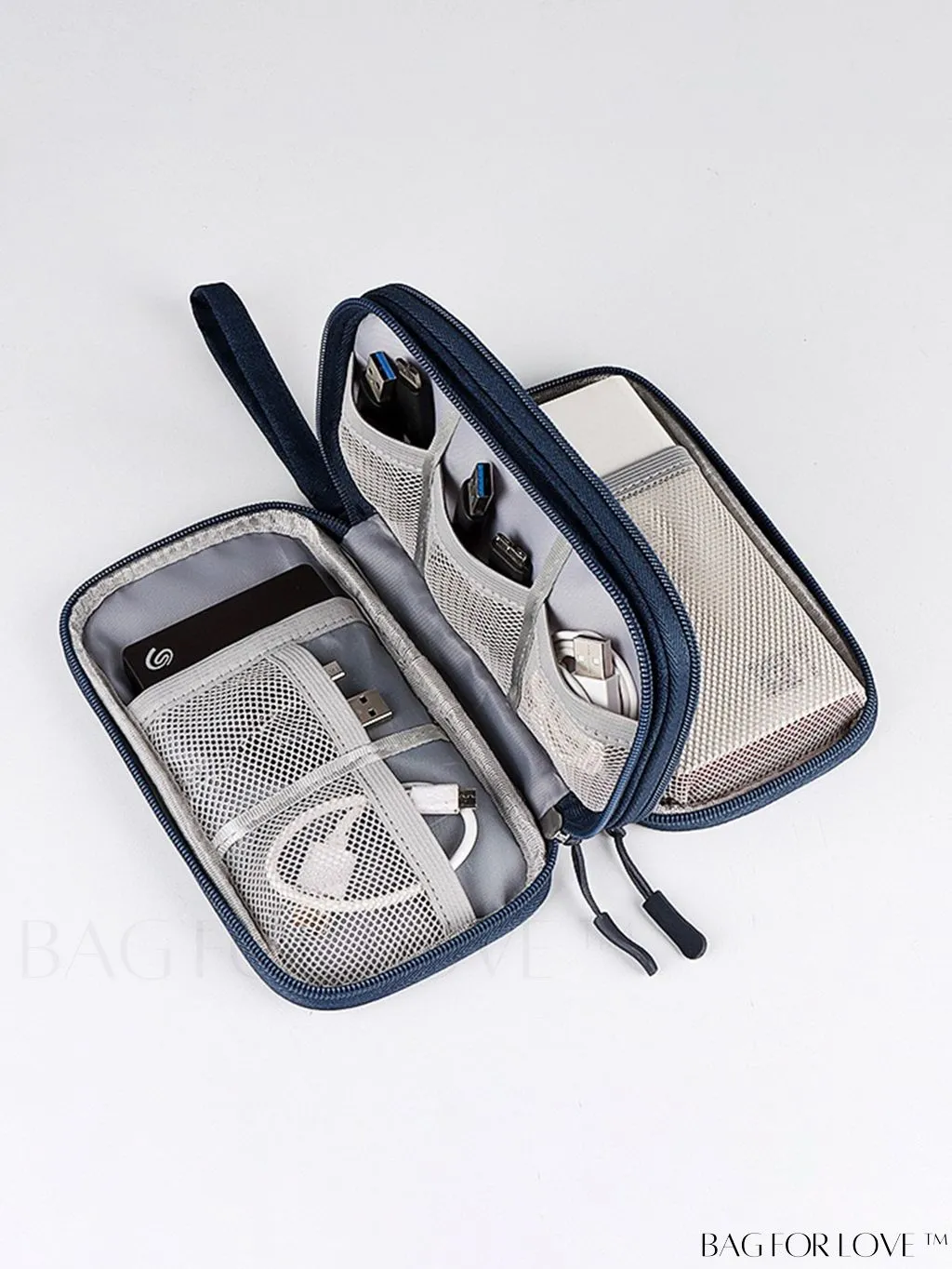 BagForLove - Portable Data Line Storage Bag - Ideal for Traveling and Organizing Cables
