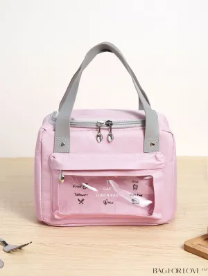 BagForLove - Portable Insulated Bento Bag: Ideal Cooler Bag for Outdoor Picnics, Students, and Ice Storage