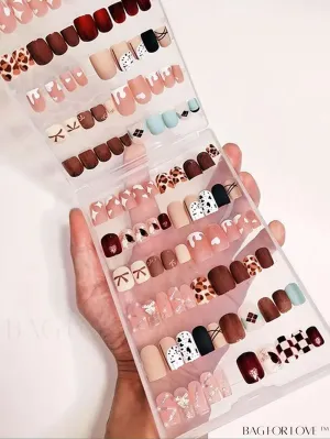 BagForLove - Portable Transparent Nail Art Storage Box with Multi-Functional Design - Ideal for Beauty Tools and Jewelry