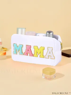 BagForLove - Portable Travel Makeup Bag with Letter Decor