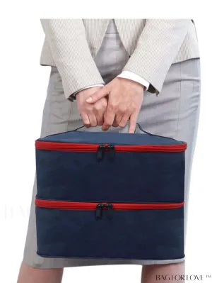 BagForLove - Premium Dual-Tone Tool Bag with Double-Layer Design and Easy Zipper Access