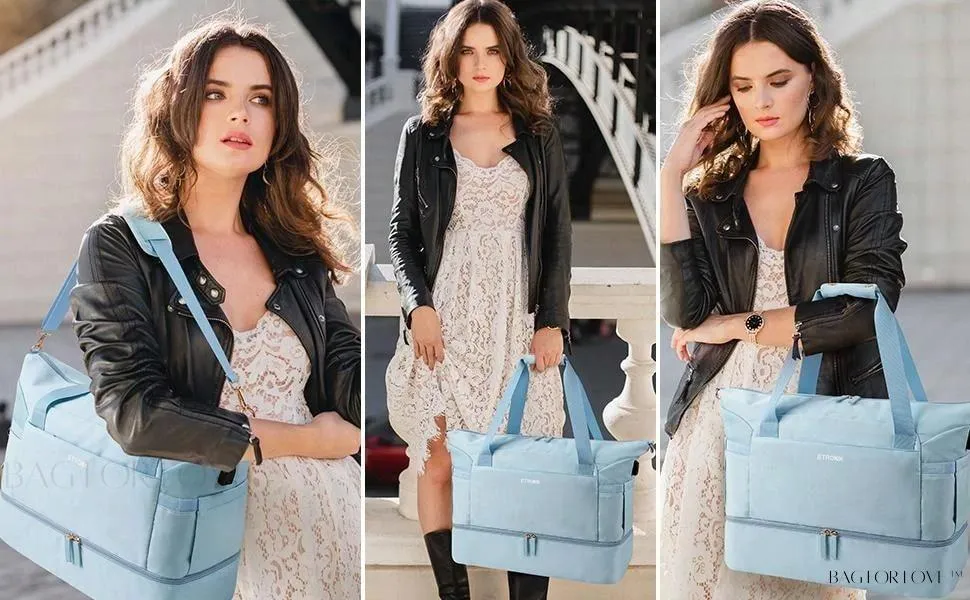 BagForLove - Sporty Weekender Bag For Her, Overnight Essentials