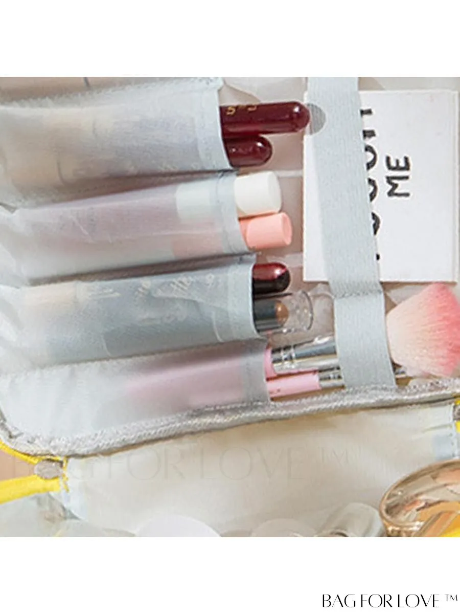 BagForLove - Summer New Pink Cute Rabbit Makeup Bag: Portable, Waterproof, Multi-Functional with Large Capacity