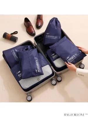 BagForLove - Versatile 6-Piece Travel Storage Set for Efficient Luggage Organization - Clothes, Underwear, Cosmetics