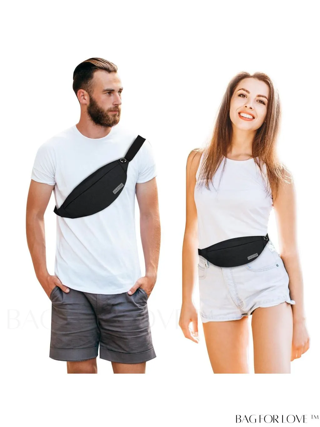 BagForLove - Versatile MAXTOP Waist Pack with Headphone Jack, Multiple Pockets & Adjustable Straps