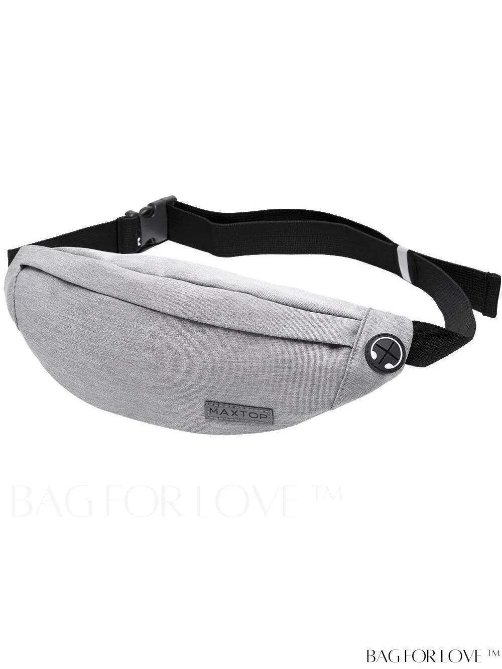BagForLove - Versatile MAXTOP Waist Pack with Headphone Jack, Multiple Pockets & Adjustable Straps