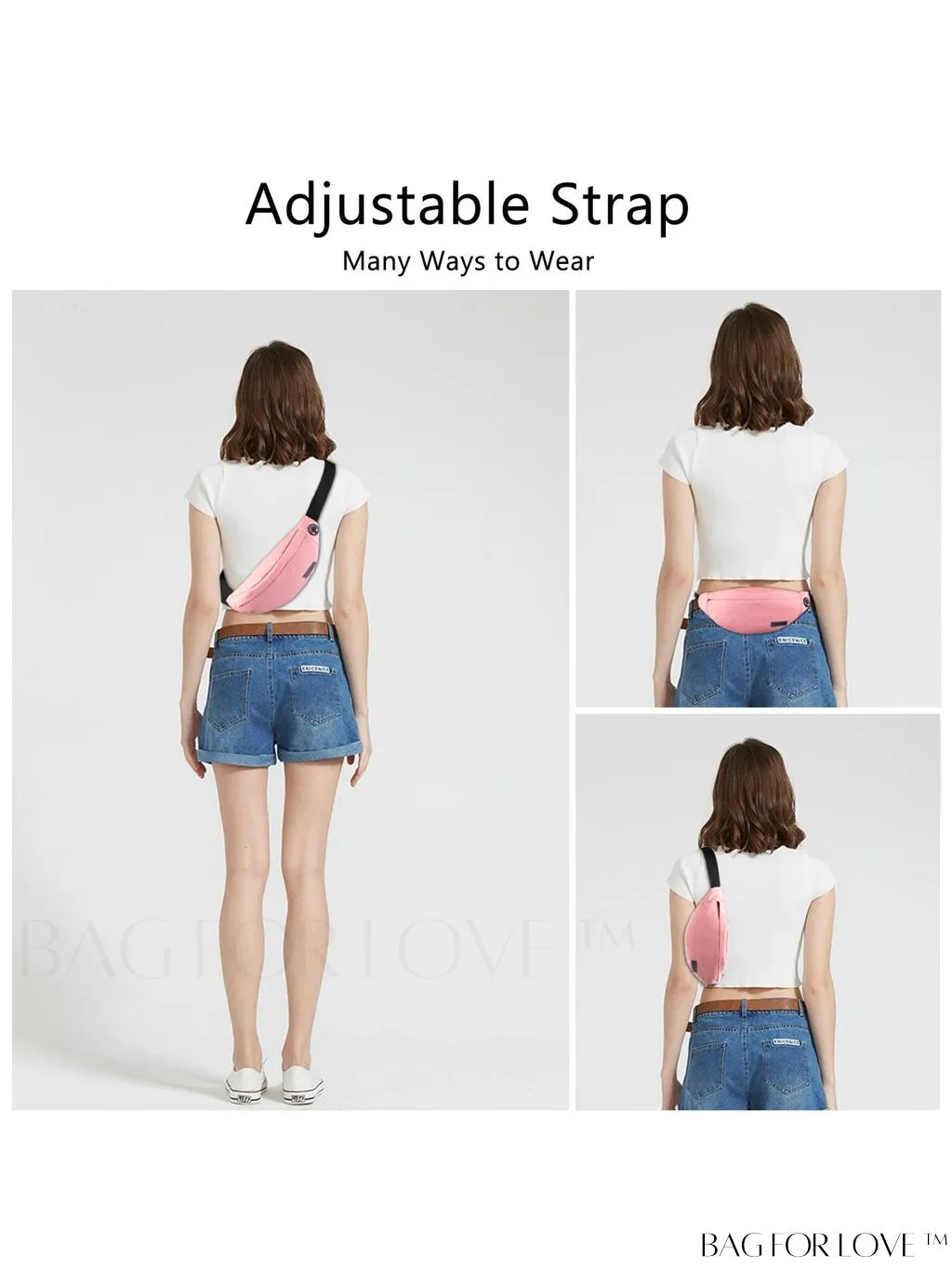 BagForLove - Versatile MAXTOP Waist Pack with Headphone Jack, Multiple Pockets & Adjustable Straps