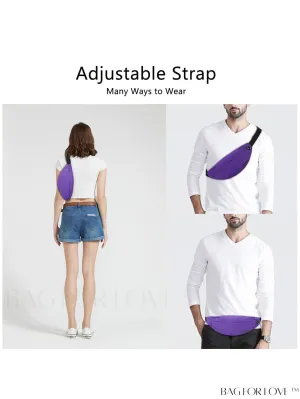 BagForLove - Versatile MAXTOP Waist Pack with Headphone Jack, Multiple Pockets & Adjustable Straps