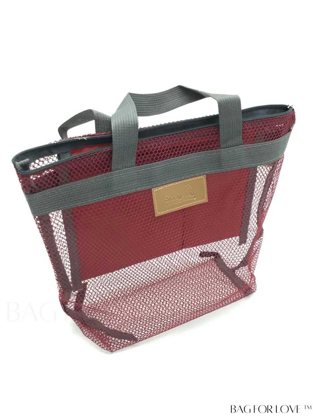 BagForLove - Waterproof Mesh Travel Beach Bag: Portable, Versatile, and Ideal for Fitness, Swimming, and Showers