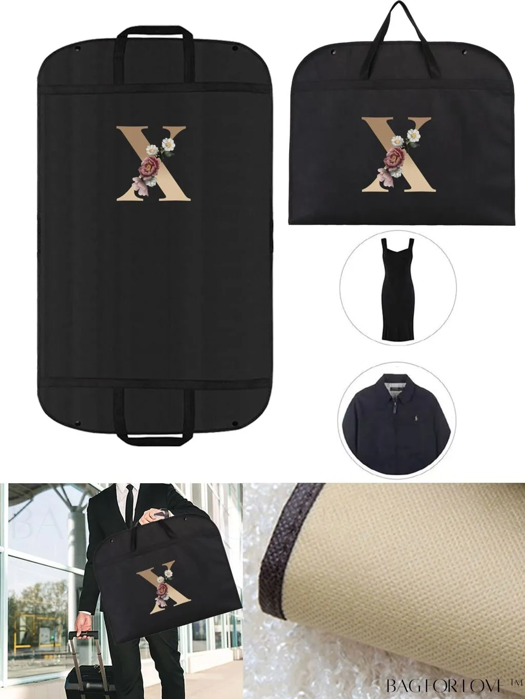 BagForLove - Wedding Dress Storage Bag: Travel-friendly Organizer for Clothing, Garments, and Dust Prevention