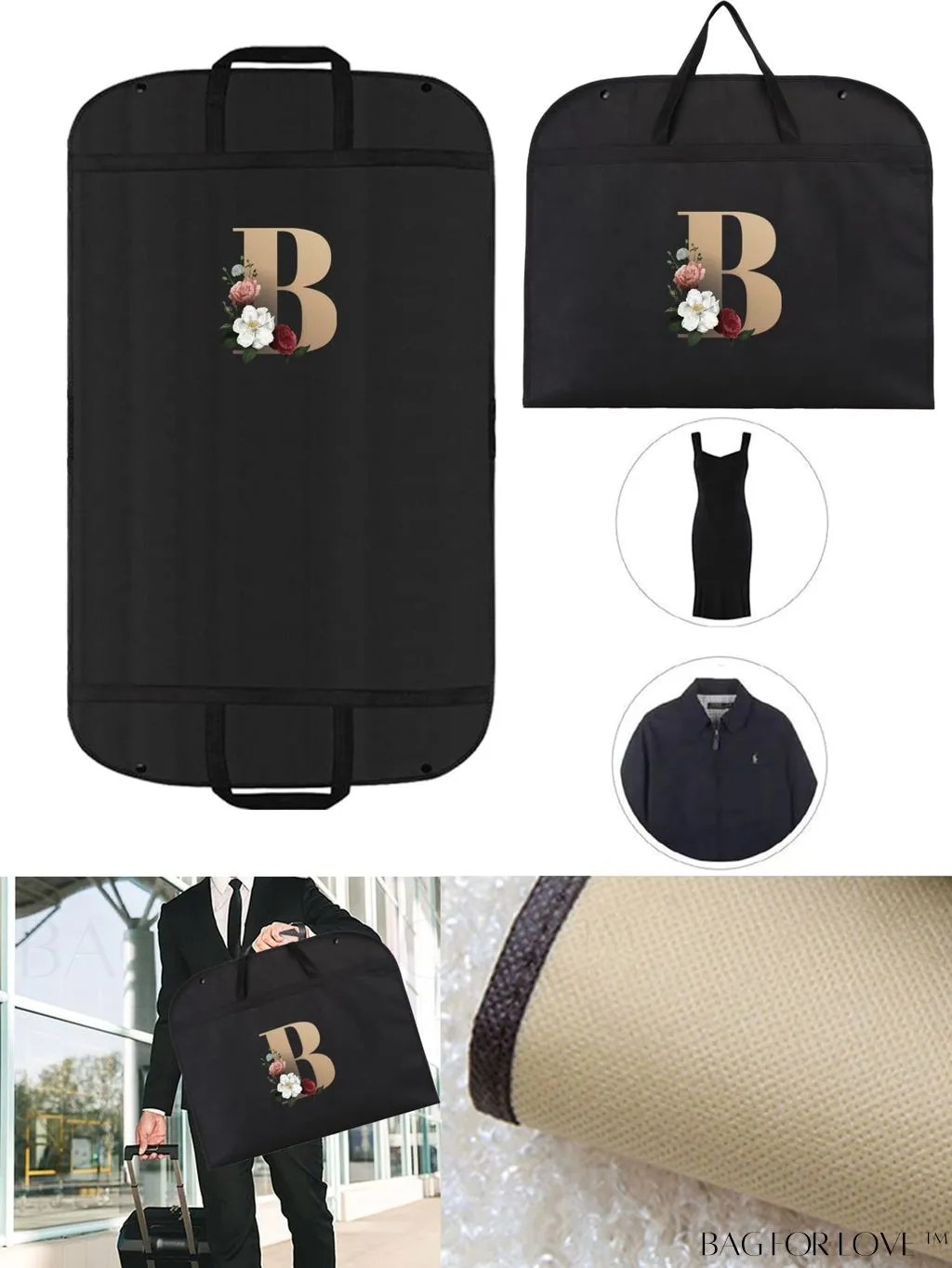 BagForLove - Wedding Dress Storage Bag: Travel-friendly Organizer for Clothing, Garments, and Dust Prevention