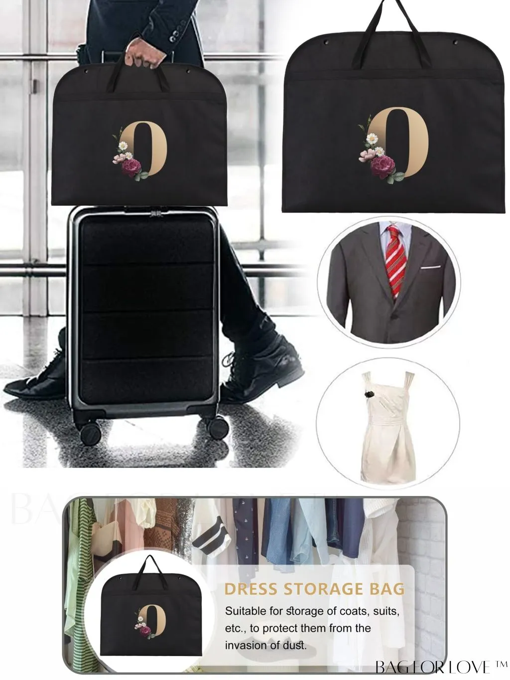 BagForLove - Wedding Dress Storage Bag: Travel-friendly Organizer for Clothing, Garments, and Dust Prevention