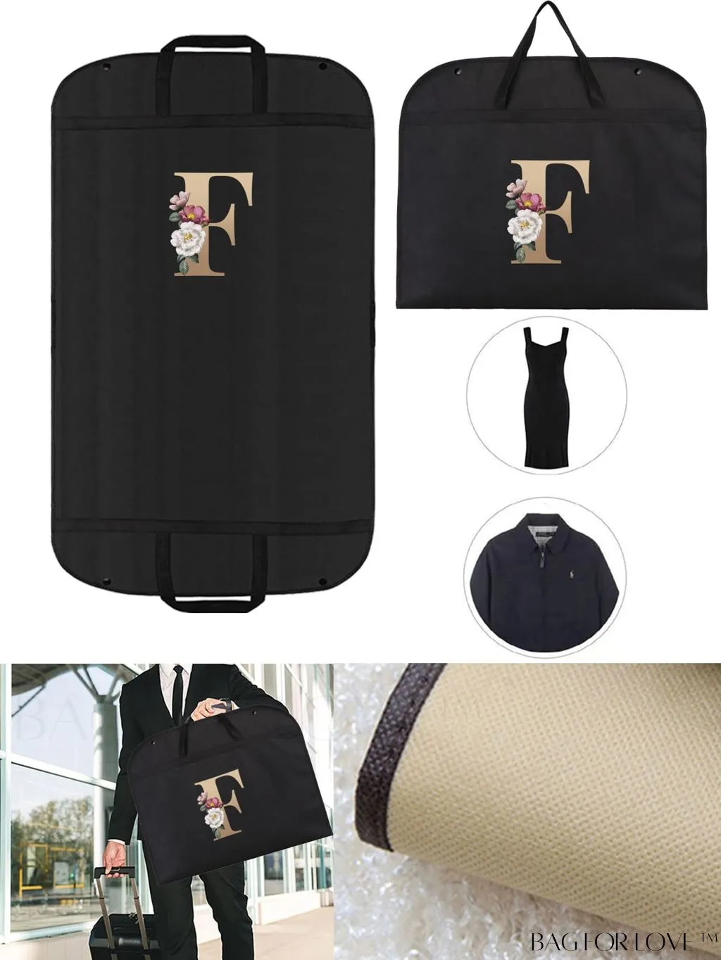 BagForLove - Wedding Dress Storage Bag: Travel-friendly Organizer for Clothing, Garments, and Dust Prevention
