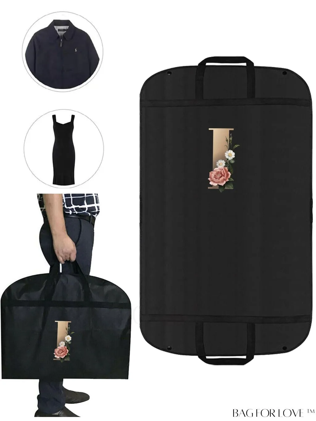 BagForLove - Wedding Dress Travel Storage Bag - Garment Organizer for Wardrobe - Clothes Protection