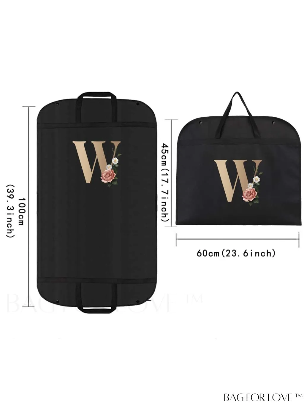 BagForLove - Wedding Dress Travel Storage Bag - Garment Organizer for Wardrobe - Clothes Protection