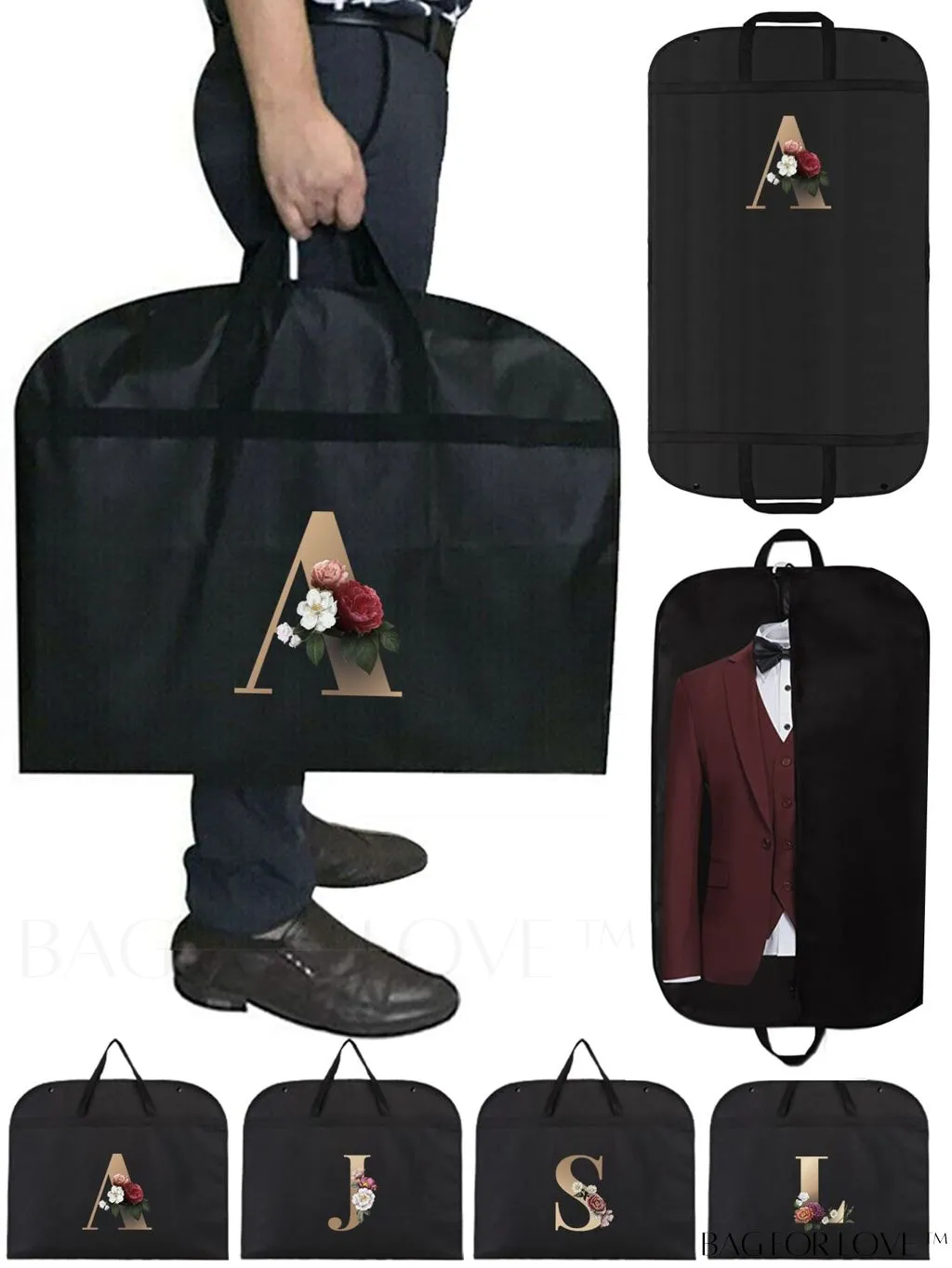 BagForLove - Wedding Dress Travel Storage Bag - Garment Organizer for Wardrobe - Clothes Protection