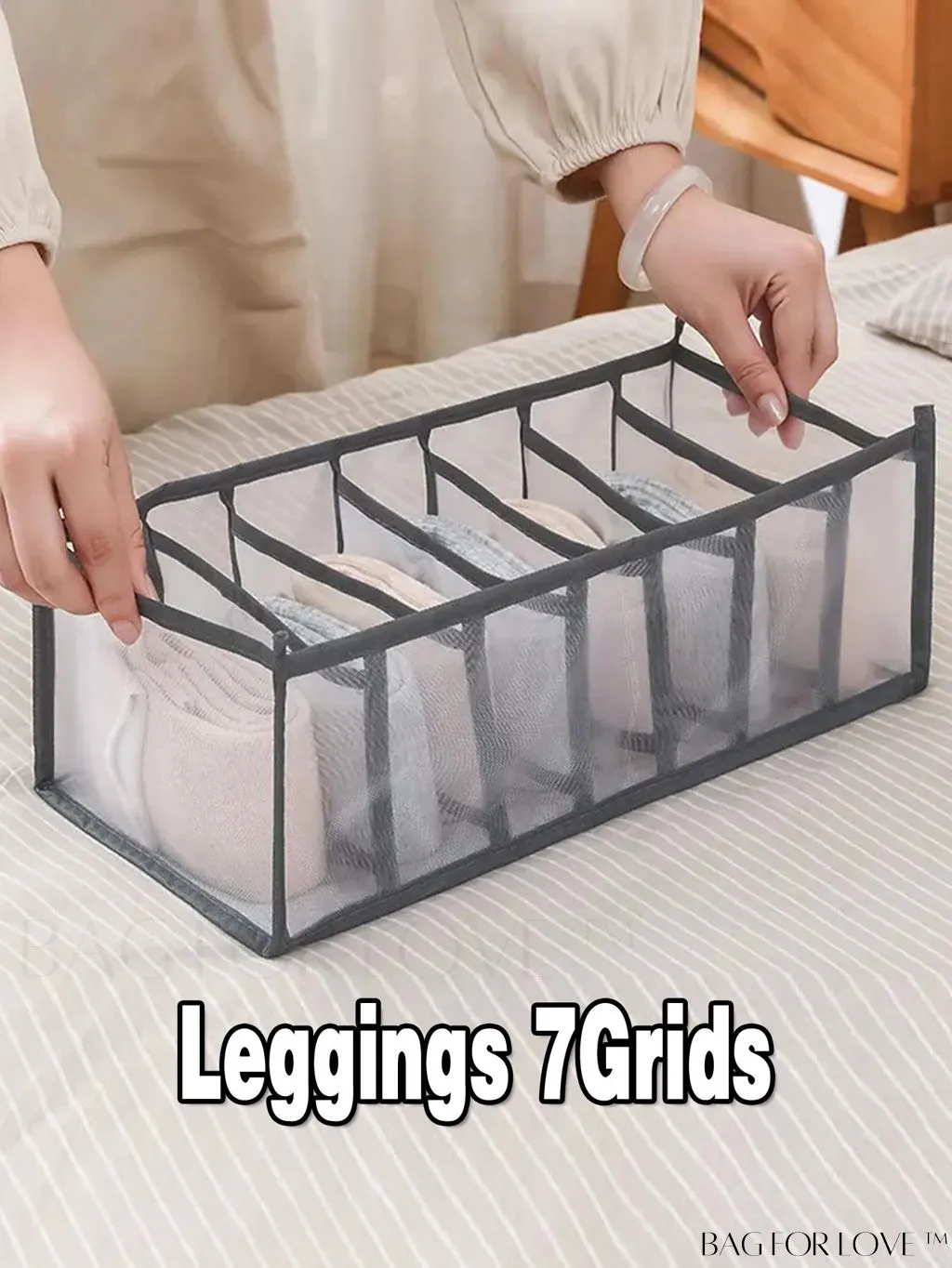 BagForLove - Womens Underwear and Clothing Storage Organizer: Underwear Bra Box for Wardrobe, College Dorm Essentials