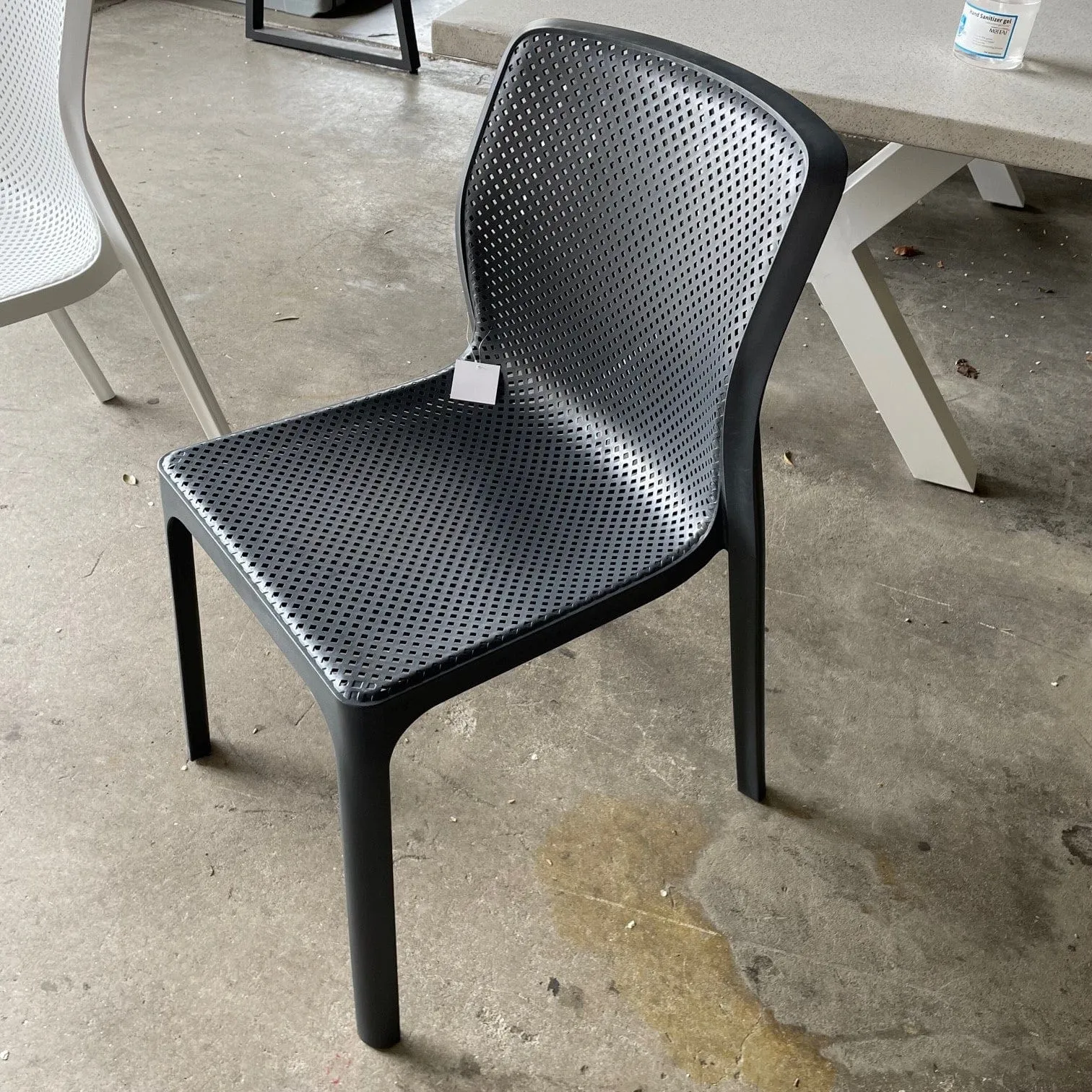 Bailey Outdoor Armless Chair -Charcoal