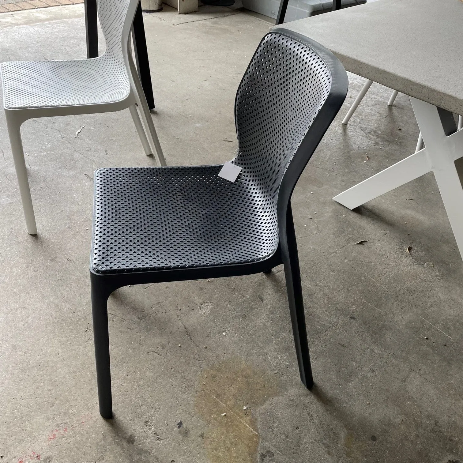 Bailey Outdoor Armless Chair -Charcoal
