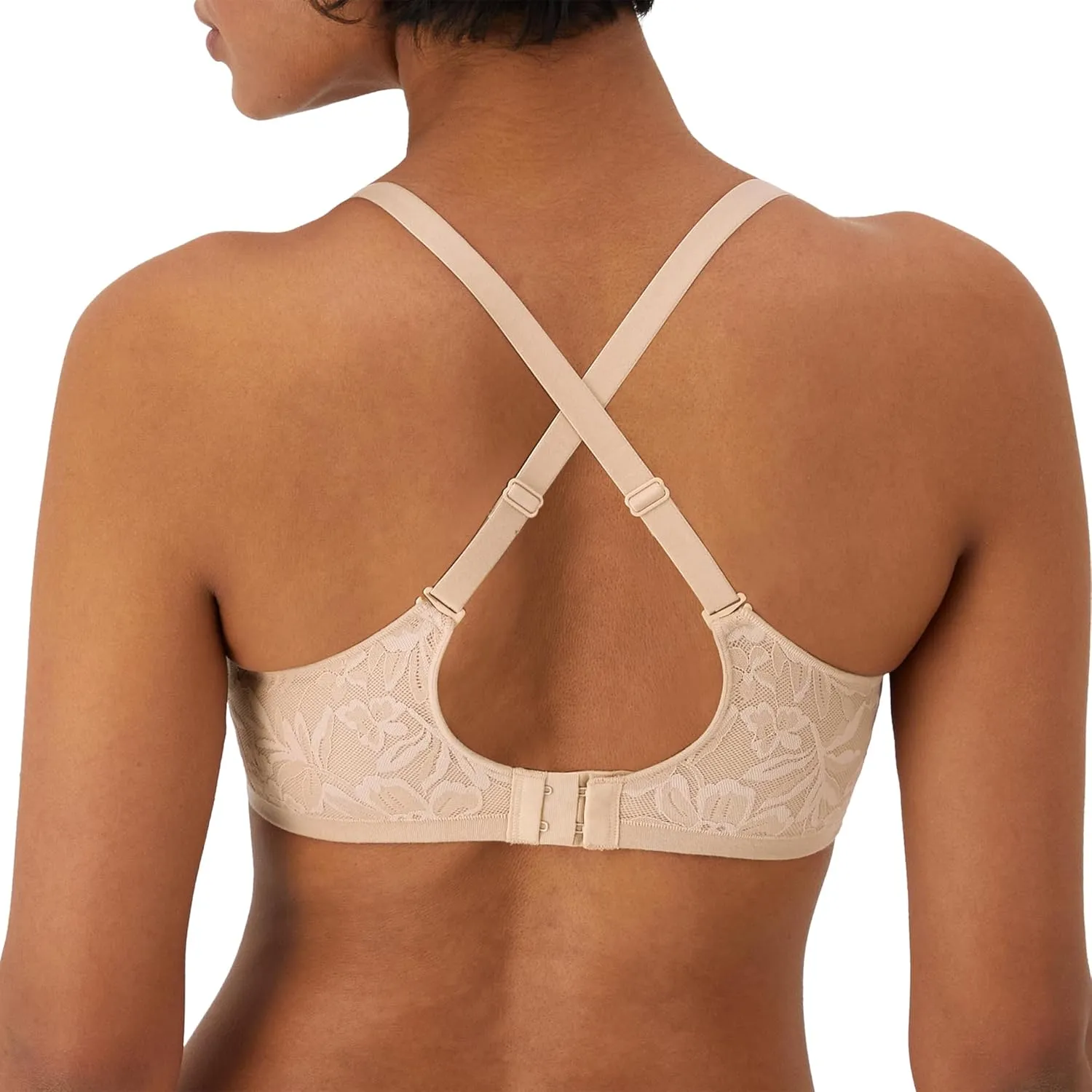 Bali Women's Breathe Modal T-Shirt Bra, Breathable Lightweight Underwire Bra, Convertible Straps
